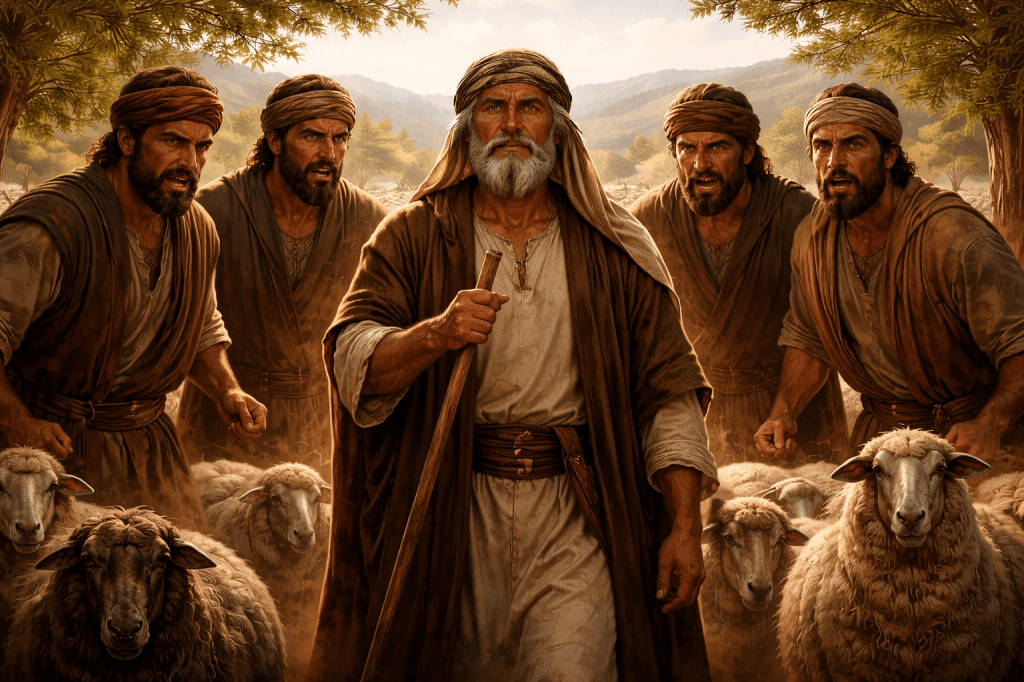 El conflicto de los hijos de Labán con Jacob